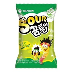 [석진케이] 간식젤리 오리온 사워꿈틀이 80gx40개 디저트젤리