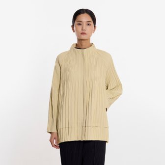 신세계라이브쇼핑 [플리츠미] 자가드 퀼팅 블루종 자켓_PPJKW025001