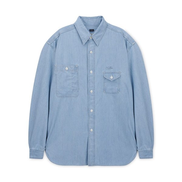 나나미카 남성 레귤러 칼라 라이트 인디고 셔츠 S26SG011E LIGHTINDIGO