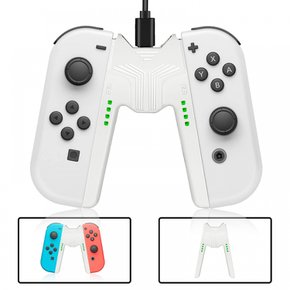 Joy-Con Switch L`QECTED Switch joy-con LED 충전 그립 조이콘 충전 그립 플레이하면서 충전