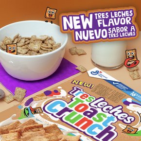 Cinnamon Toast Crunch시나몬토스트크런치 트레스 리치스 아침 시리얼 패밀리 사이즈 씨리얼