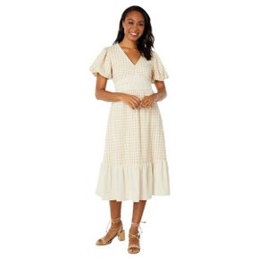 3709563 Lost + Wander Island Picnic Midi Dress