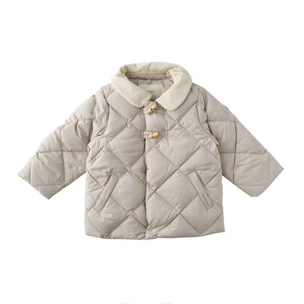 [여주점] [오프라벨 여주점] 밍크뮤 (BE) 니트카라퀼팅다운 (34C14-114-01)