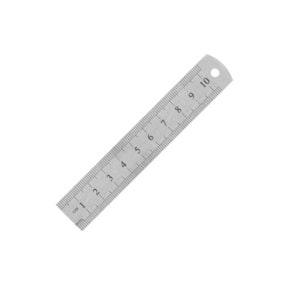 4인치 (스틸자 A타입 10cm 두께 0.35mm) 직자 철자