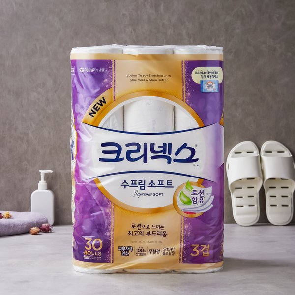 3겹 수프림소프트 27m 30롤
