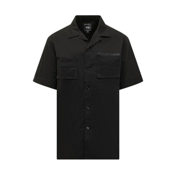 26SS 와이쓰리 반팔 셔츠 KH0417 BLACK DOM
