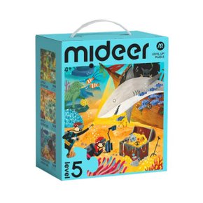 퍼즐 어린이 유아 레벨업 단계별 보관가방 그림 퍼즐 선물세트 LEVEL5 _모험의 세계