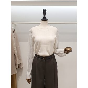 ZOOC [파주점] 쥬크 주크 울혼방 블럭배색 골지 니트 V261KSK906