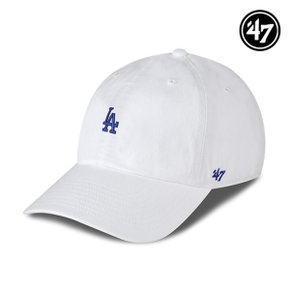 47브랜드 LA 다저스 스몰 로고 MLB 엠엘비 볼캡 야구 모자 화이트 B-B...