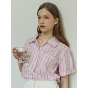 Marge Stripe Shirt - Pink