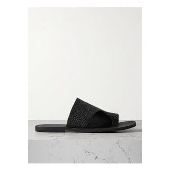 ST. AGNI 세인트 아그니 어시메트릭 우븐 가죽 슬라이드 1647597332363134