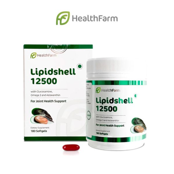 헬스팜 뉴질랜드 초록입홍합 리피드쉘 12500mg 180캡슐