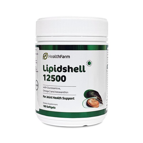 헬스팜 뉴질랜드 초록입홍합 리피드쉘 12500mg 180캡슐