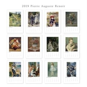 /에이블밤부 [2020 명화 캘린더] Pierre Auguste Renoir 르누아르 Type B