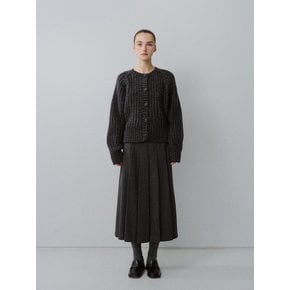 TFW CLASSIC WOOL PLEATS SKIRT_2COLORS