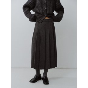 TFW CLASSIC WOOL PLEATS SKIRT_2COLORS