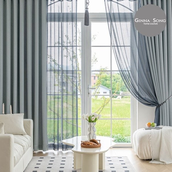 시크 암막커튼+코디커튼 풀세트 특대형