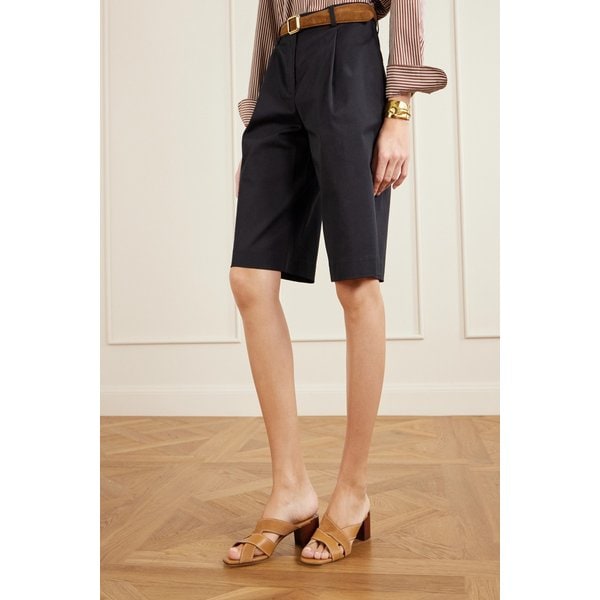 스웨이드 가죽 뮬 46376663163053388