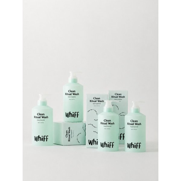 위프 클린 리추얼 워시 소취 바디워시 아쿠아에센셜 500ml 4개