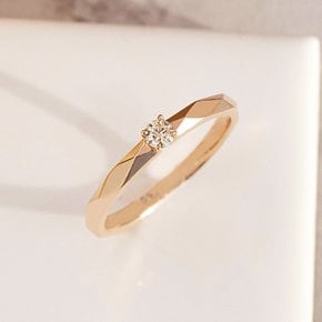 14k 1부 다이아 컷팅 반지