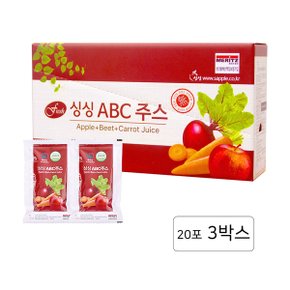 싱싱 ABC주스 100ml 20포 1개 3박스 TD