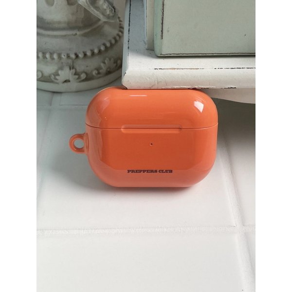 ORANGE AIRPODS CASE 에어팟 케이스