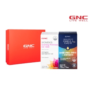 [GNC 혈행 건강세트]달맞이종자유1300(95)+트리플스트랭스오메가3코엔자임Q10(70)