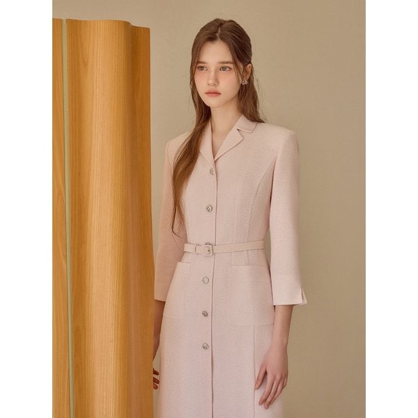 [Y]SS Calla134 쉬비긴즈 세레나 트위드 원피스 핑크