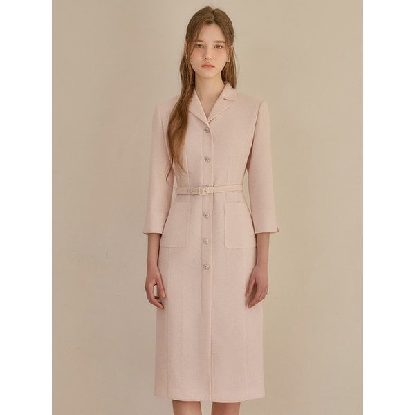 [Y]SS Calla134 쉬비긴즈 세레나 트위드 원피스 핑크