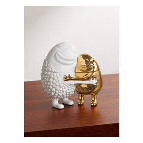 Haas Brothers Huggers Gold-Plated Porcelain Box