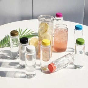 고강도 프리미엄 투명 페트병 일자형 우유병 240ml 주스병 음료수병 더치병