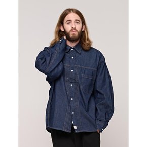 CB WASHING DENIM SHIRTKET (BLUE)