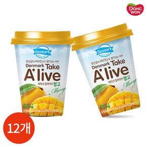 동원 덴마크 테이크 얼라이브 망고 250ml x 12개