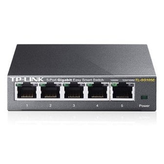  티피링크 TL-SG105E 5포트 1000Mbps 기가스위칭허브 스마트스위칭