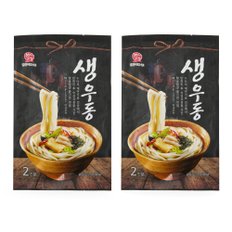  본고장 쫄기한 면발 생우동 2인 1+1 (2봉) 간편하고 맛있는