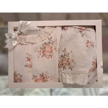 에뜨와 (출산백일선물)모로즈바디수트X모자세트 (07R517981S1)