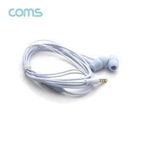 3.5mm 스테레오 이어폰 리모콘 마이크 블루