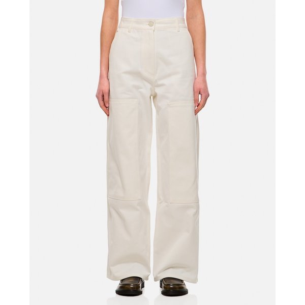확대된 대표 [해외배송] 24 S/S 세실리에 반센 버지니아 데님 트라우저 124RTW18001WHITE B0031669363