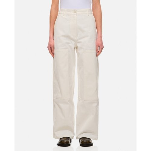 [해외배송] 24 S/S 세실리에 반센 버지니아 데님 트라우저 124RTW18001WHITE B0031669363