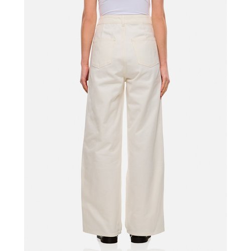 [해외배송] 24 S/S 세실리에 반센 버지니아 데님 트라우저 124RTW18001WHITE B0031669363