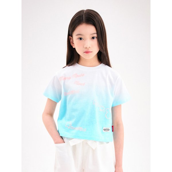 [디즈니]미니 마우스 세미크랍그라데이션티셔츠