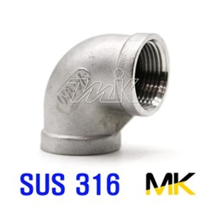 [MK]스텐나사엘보SUS316 8A(400)