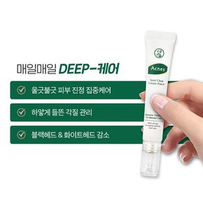 아크네스 스팟 클리어 크림 패치 18g 피부장벽강화 쿨링수분 피지케어 3초진정