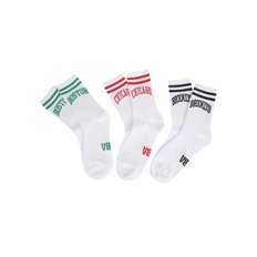 BKN 아치형 팀 레터링 3PACK CREW SOCKS N245AO226P