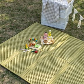 발포 프리미엄 캠핑매트 이너매트 엠보싱 가방포함 대형 200x140cm 올리브..