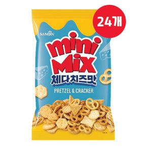 삼진 미니믹스 체다치즈맛 65g x 24개 맥주안주 프레첼