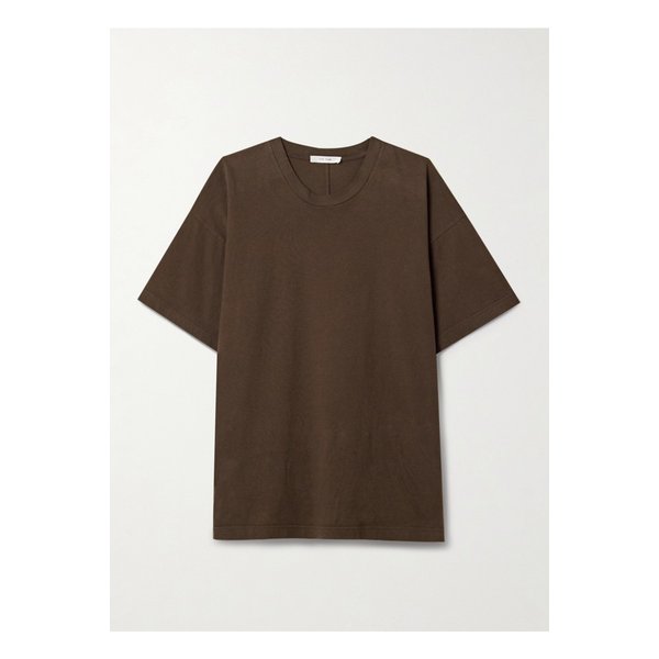 라비니아 코튼 저지 티셔츠 브라운 46376663162871824