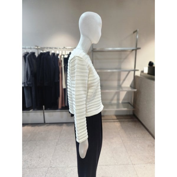 [여주점] [나이스클랍] 트위드형 니트 라운드 자켓 A261PWK112