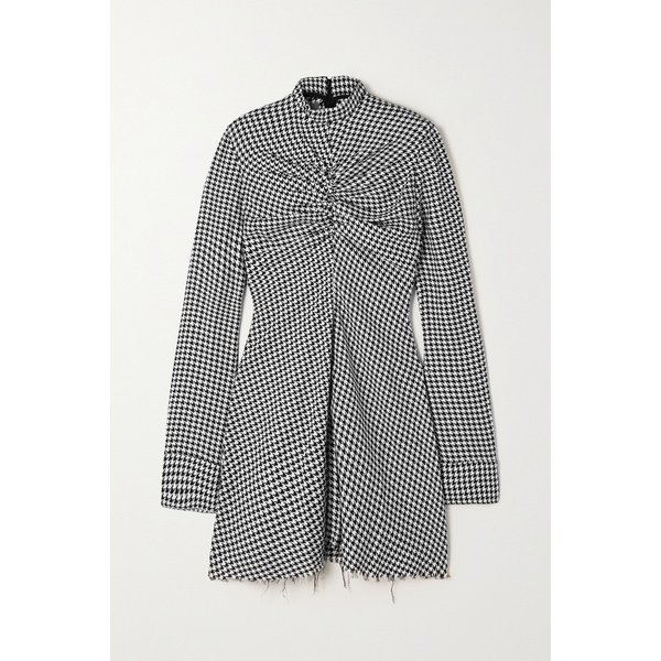 루시드 하운드투스 코튼 터틀넥 미니 드레스 블랙 1647597277320424