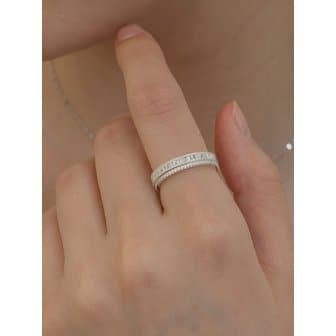 노말리 [Silver 925] Ice Cubic Ring